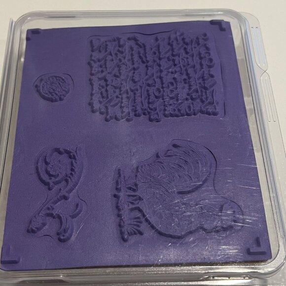 Stampin Up! Rustic Rooster Rubber Stamp Set For Crafting & Scrapbooking - Picture 2 of 2